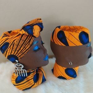 Special  order Beautiful African weighted Plant Holder set beautiful set